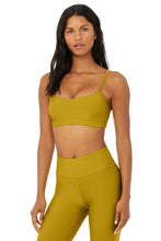Load image into Gallery viewer, Alo Yoga SMALL Airlift Intrigue Bra - Chartreuse
