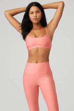 Load image into Gallery viewer, Alo Yoga MEDIUM Airlift Intrigue Bra - Strawberry Lemonade
