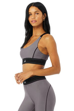 Load image into Gallery viewer, Alo Yoga XS Airlift Suit Up Bra - Purple Dusk
