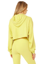 Load image into Gallery viewer, Alo Yoga SMALL Bae Hoodie - Shock Yellow

