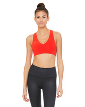 Load image into Gallery viewer, Alo Yoga SMALL Base  Bra - Cherry pop

