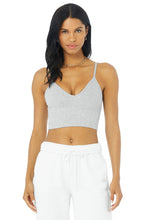 Load image into Gallery viewer, Alo Yoga SMALL Delight Bralette - Athletic Heather Grey
