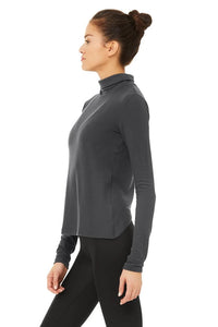Alo Yoga SMALL Embrace Long Sleeve - Anthracite