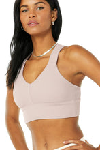 Load image into Gallery viewer, Alo Yoga SMALL Emulate Bra - Dusty Pink
