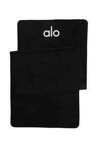 Alo Yoga Grounded Non-Slip Mat Towel - Black