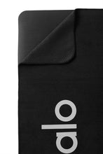 Load image into Gallery viewer, Alo Yoga Grounded Non-Slip Mat Towel - Black
