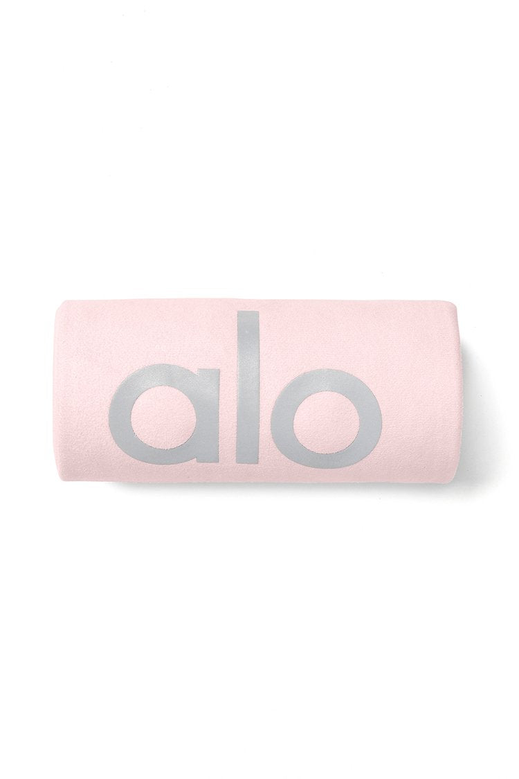 Alo Yoga Grounded Non-Slip Mat Towel - Powder Pink