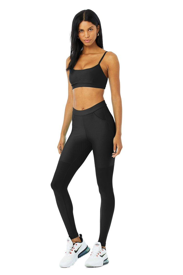 Alo Yoga XXS High-Waist 4 Pocket Utility Legging - Black – Soulcielite