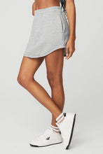 Load image into Gallery viewer, Alo Yoga XS Accolade Sweatshirt Skirt - Athletic Heather Grey
