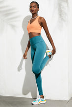 Load image into Gallery viewer, Alo Yoga XS High-Waist Airbrush Legging - Blue Splash
