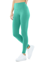 Load image into Gallery viewer, Alo Yoga SMALL High-Waist Airbrush Legging - Ocean Teal
