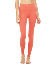 Load image into Gallery viewer, Alo Yoga XS High-Waist Airbrush Legging - Strawberry
