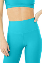 Load image into Gallery viewer, Alo Yoga SMALL High-Waist Airlift Legging - Bright Aqua
