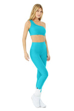 Load image into Gallery viewer, Alo Yoga SMALL High-Waist Airlift Legging - Bright Aqua
