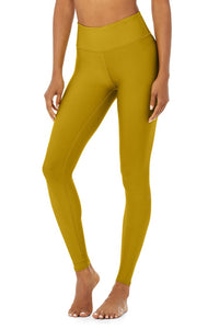 Alo Yoga SMALL High-Waist Airlift Legging - Chartreuse