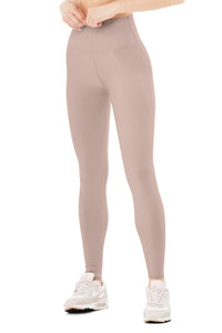 Alo Yoga SMALL High-Waist Airlift Legging - Dusty Pink