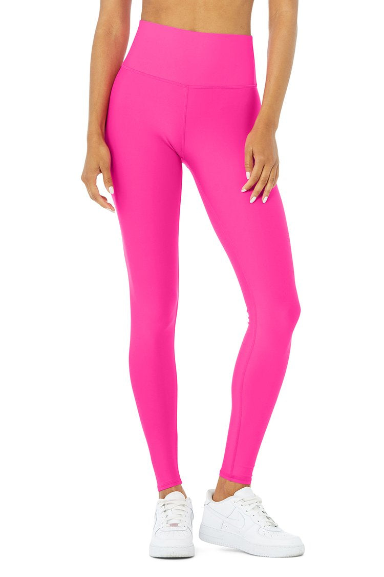 Alo Yoga XXS High-Waist Airlift Legging - Neon Pink – Soulcielite