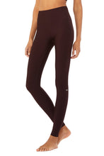 Load image into Gallery viewer, Alo Yoga XXS High-Waist Airlift Legging - Oxblood
