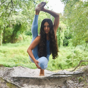 Alo Yoga XXS High-Waist Alosoft Flow Legging - Periwinkle Heather