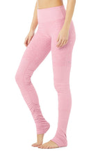 Load image into Gallery viewer, Alo Yoga XS High-Waist Alosoft Goddess Legging - Parisian Pink Heather
