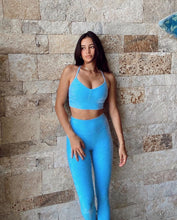 Load image into Gallery viewer, Alo Yoga XS Alosoft Lounge Legging - Blue Quartz Heather
