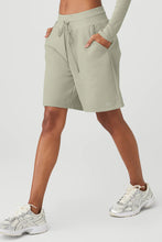 Load image into Gallery viewer, Alo Yoga SMALL High-Waist Easy Sweat Short - Limestone
