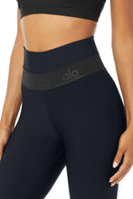 Load image into Gallery viewer, Alo Yoga XS High-Waist Fitness Legging - Dark Navy/Black
