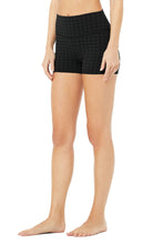 Load image into Gallery viewer, Alo Yoga XS High-Waist Houndstooth Short - Black
