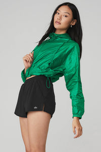 Alo Yoga XS Sprinter Jacket - Green Emerald