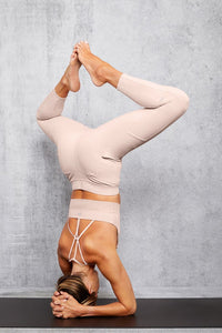 Alo Yoga XS Lavish Bra - Pink Mauve