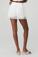 Load image into Gallery viewer, Alo Yoga XS Mesh Flirty Tennis Skirt - White
