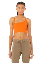 Load image into Gallery viewer, Alo Yoga XS Offset Bralette - Tangerine
