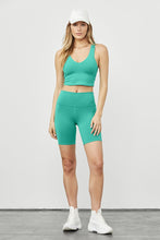 Load image into Gallery viewer, Alo Yoga SMALL Real Bra Tank - Ocean Teal
