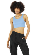 Load image into Gallery viewer, Alo Yoga XS Ribbed Vibe Tank - Blue Skies
