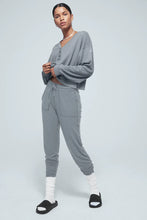 Load image into Gallery viewer, Alo Yoga SMALL Soho Sweatpant - Steel Blue
