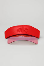 Load image into Gallery viewer, Alo Yoga Solar Visor - Red
