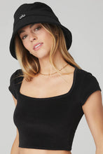 Load image into Gallery viewer, Alo Yoga Terry Beachside Bucket Hat - Black
