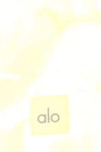 Load image into Gallery viewer, Alo Yoga XS Tie-Dye Sweat Short - Buttercup/White Tie-Dye
