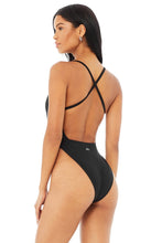 Load image into Gallery viewer, Alo Yoga XS Thrill Seeker Bodysuit - Black
