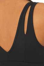 Load image into Gallery viewer, Alo Yoga SMALL United Long Bra - Black

