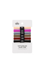 Load image into Gallery viewer, Alo Yoga Untangled Hair Tie 6-Pack - Holiday Multicolor
