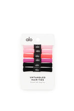 Load image into Gallery viewer, Alo Yoga Untangled Hair Tie 6-Pack - Pink Multicolor
