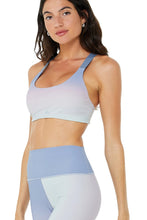 Load image into Gallery viewer, Alo Yoga XS Vapor Gradient Dusk Take Charge Bra - Sunrise Sky
