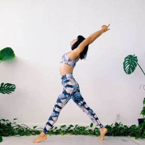 Alo Yoga XS Vapor High-Waist Graffiti Tie Dye Legging - Multi