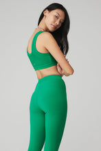 Load image into Gallery viewer, Alo Yoga XS Wellness Bra - Green Emerald
