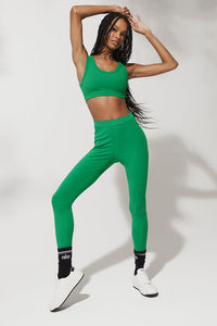 Alo Yoga XS Wellness Bra - Green Emerald