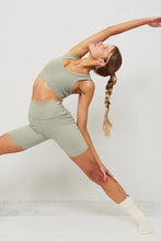 Load image into Gallery viewer, Alo Yoga MEDIUM Wellness Bra - Limestone
