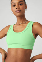 Load image into Gallery viewer, Alo Yoga SMALL Wellness Bra - Ultramint
