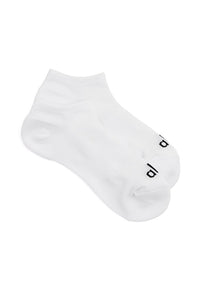 Alo Yoga S/M Women's Everyday Sock - White/Black