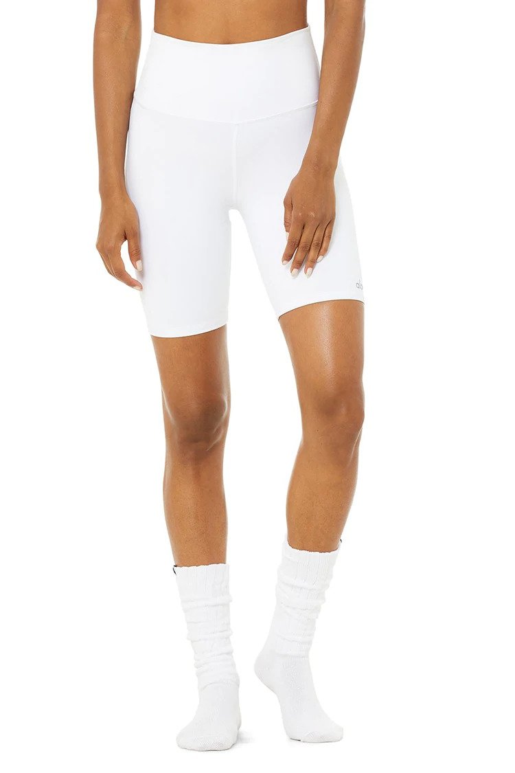 Alo Yoga S/M Women's Scrunch Sock - White